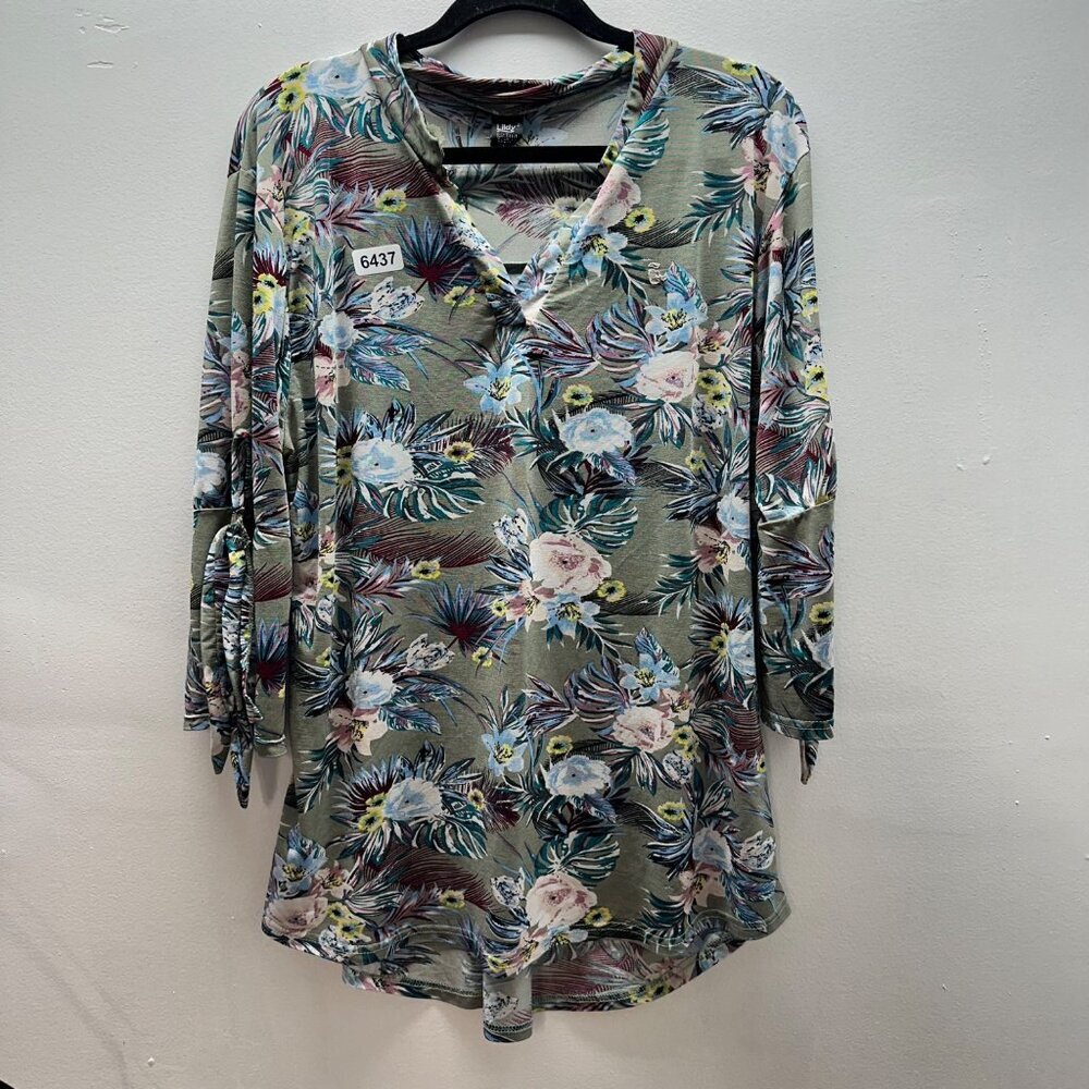lildy split sleeve tunic l- xlarge